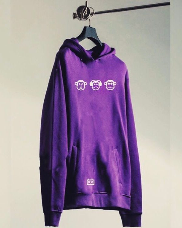 Blusa moletom Monkeys purple