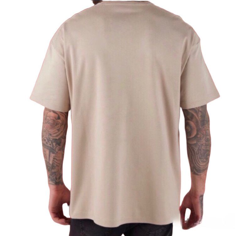 Camiseta Oversized Bege Alien - Imagem 2