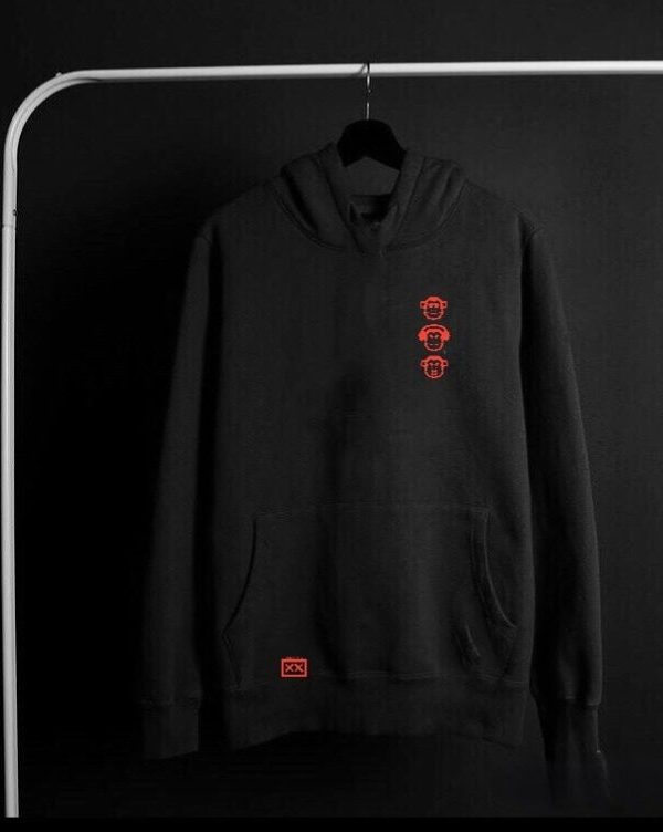 Blusa moletom monkeys reds