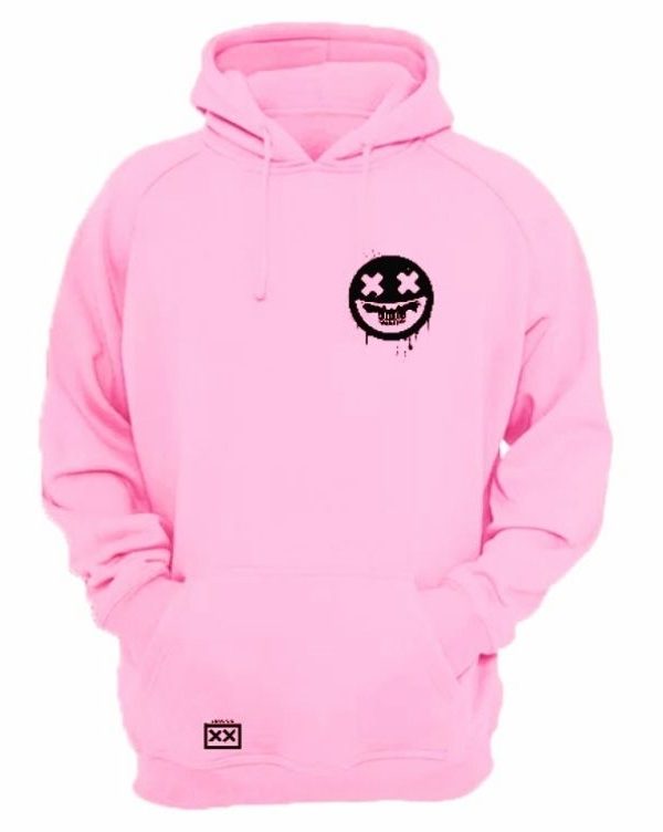 Blusa moletom monster rosa