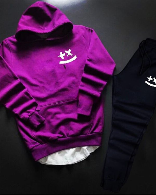 Conjunto moletom roxo