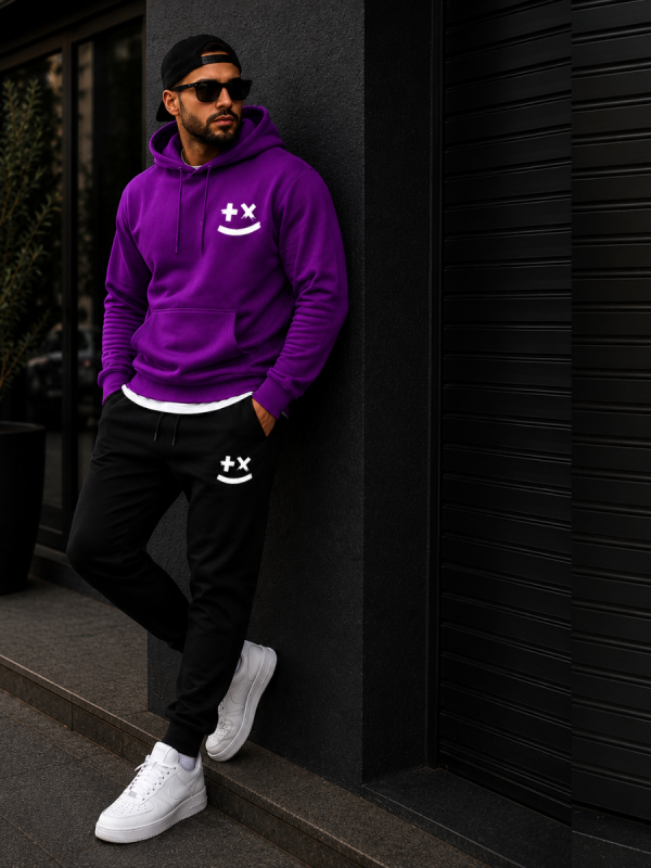 Conjunto moletom Roxo