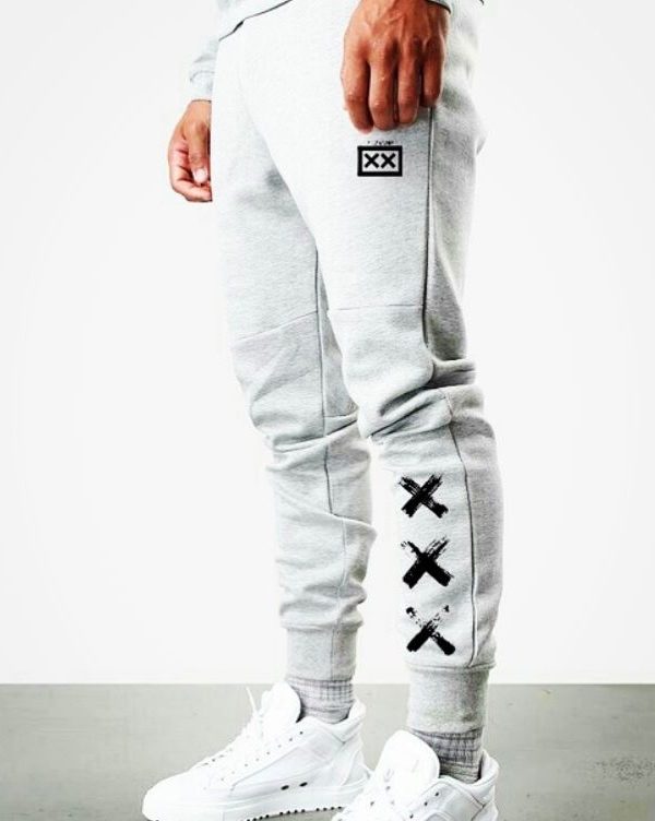 Calça Moletom Cinza Cheese