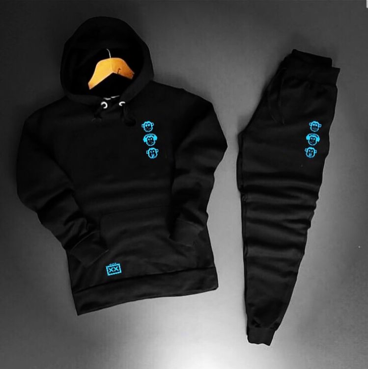 Conjunto moletom Monkeys blue Capa