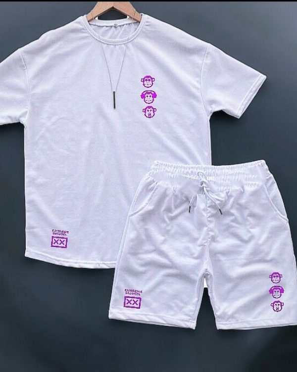 Combo Branco Monkeys Purple