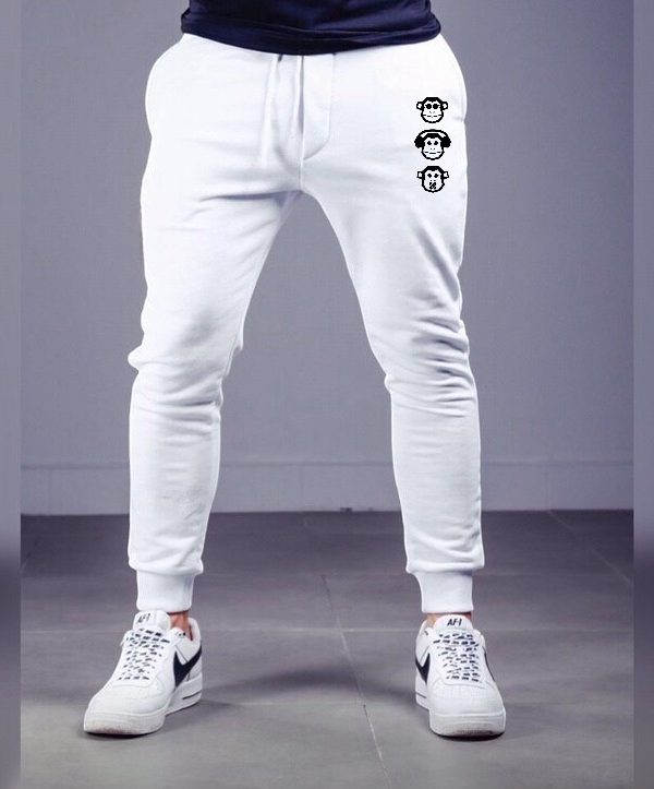 Calça moletom branca