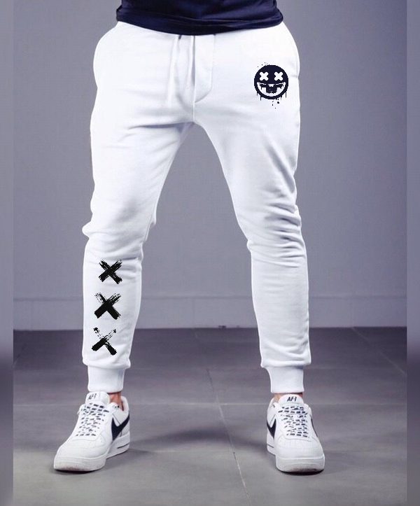 Calça moletom branca